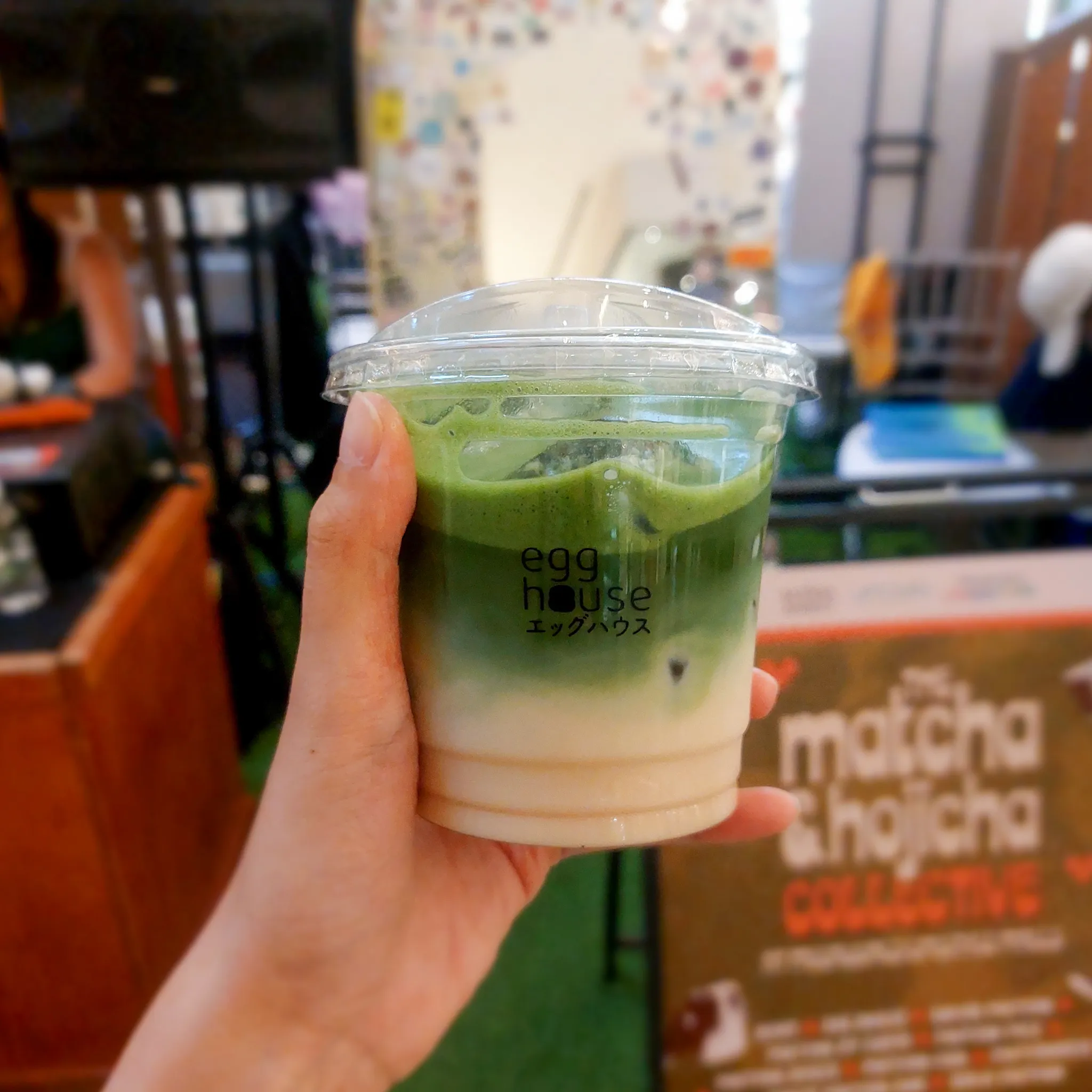 I got an Earl Grey matcha at a matcha pop-up event.